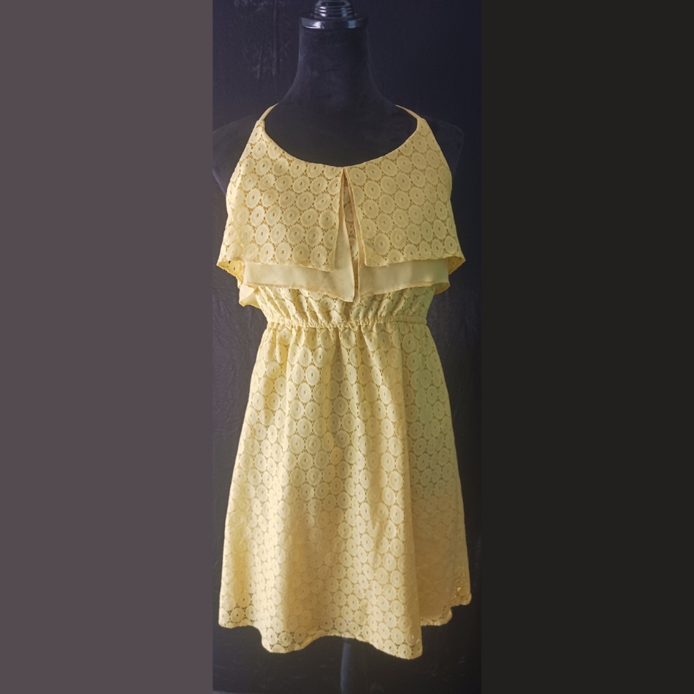 Yellow summer dress